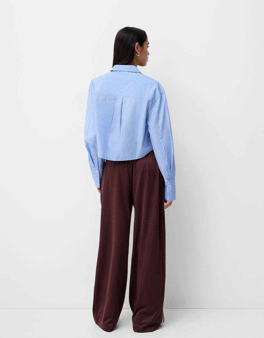 Bershka - Pants with Side Stripes