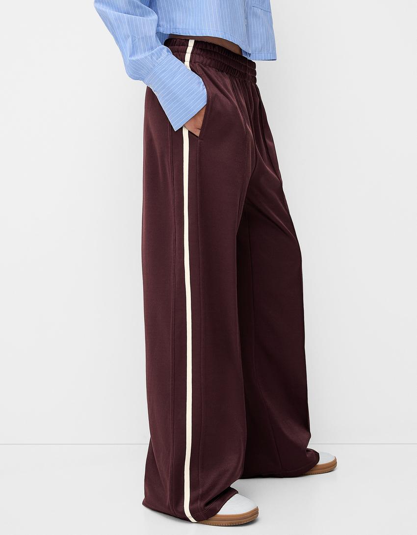 Bershka - Pants with Side Stripes