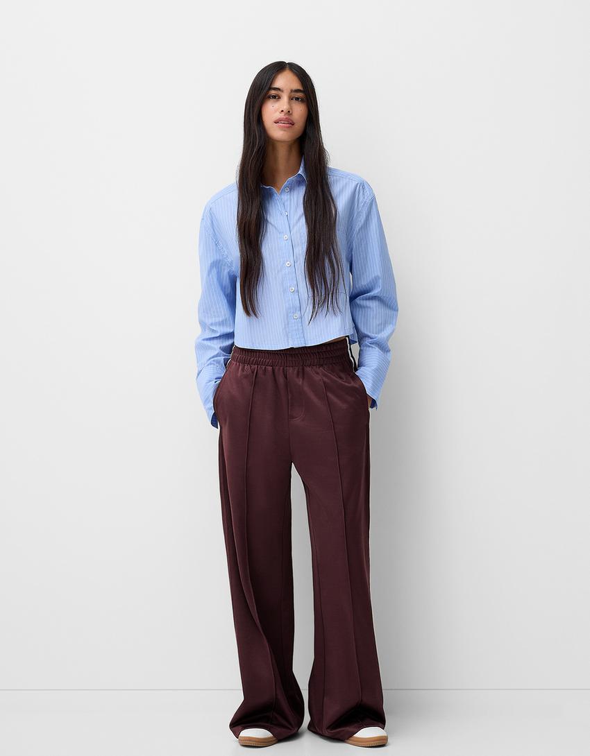 Bershka - Pants with Side Stripes