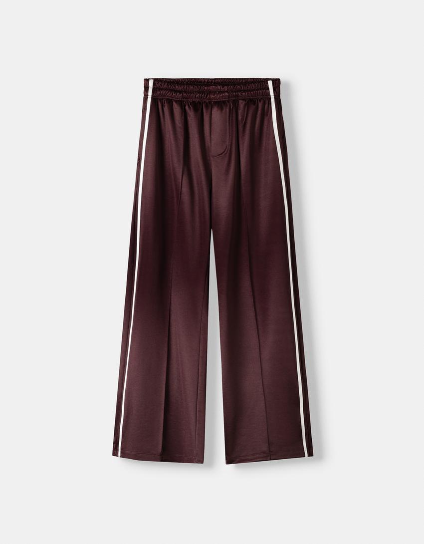 Bershka - Pants with Side Stripes