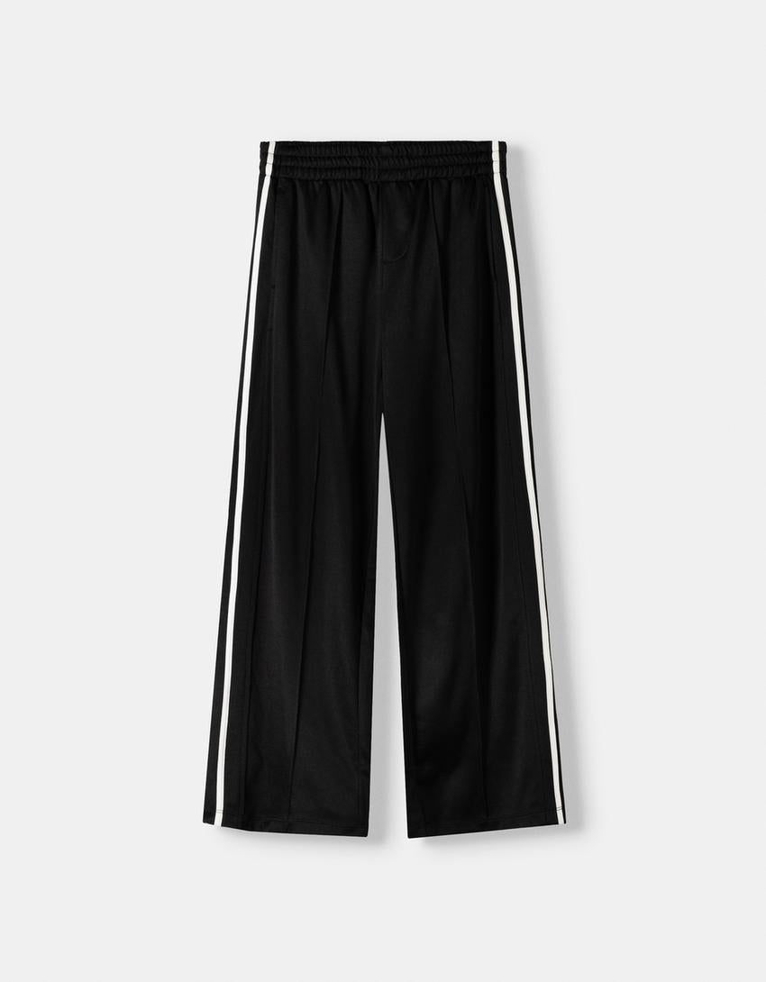 Bershka - Pants with Side Stripes
