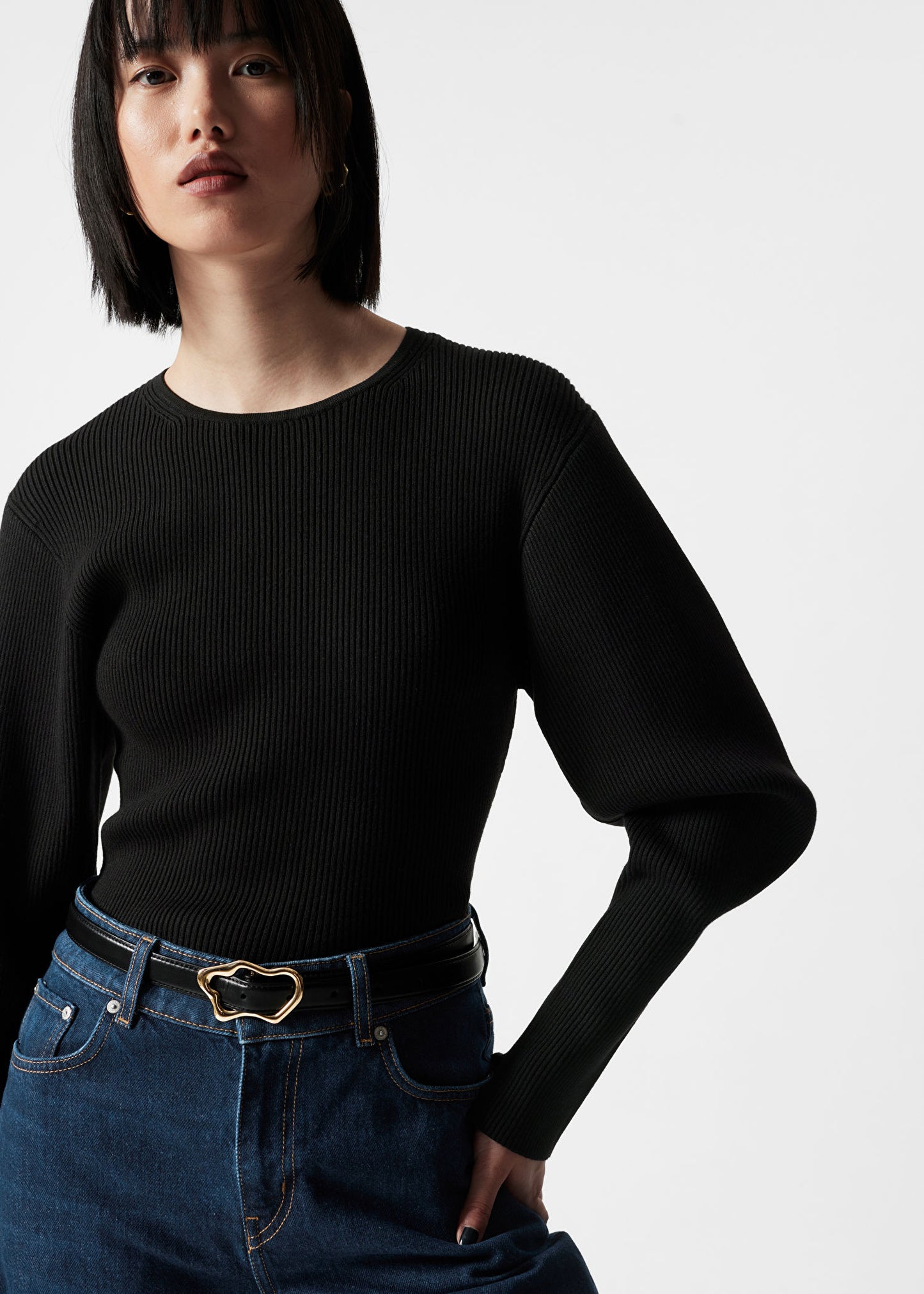 & Other Stories - Rib-Knit Top