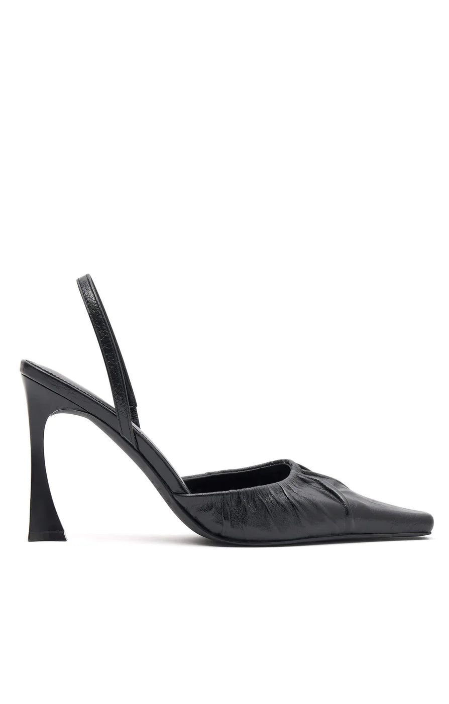 NAKEDVICE The Gigi Black Heel - size 7