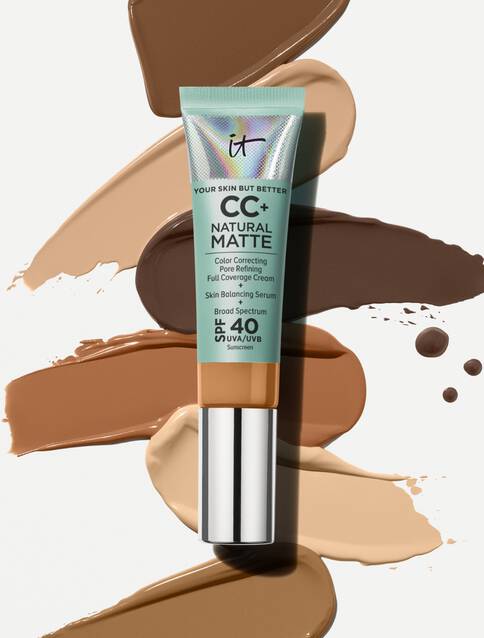 It Cosmetics CC+ Cream Natural Matte Foundation with SPF 40