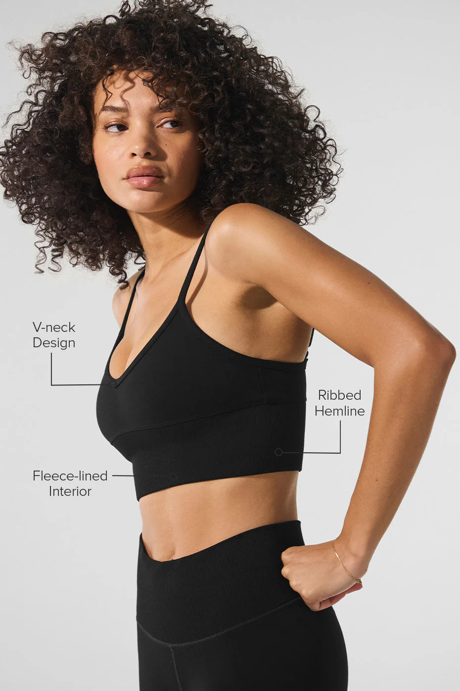 Alo Yoga - Seamless Winter Warm Plush Delight Bra